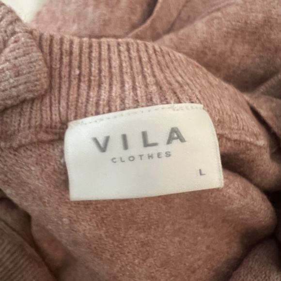 Rose colored open back knit top Size L - Picture 4 of 4